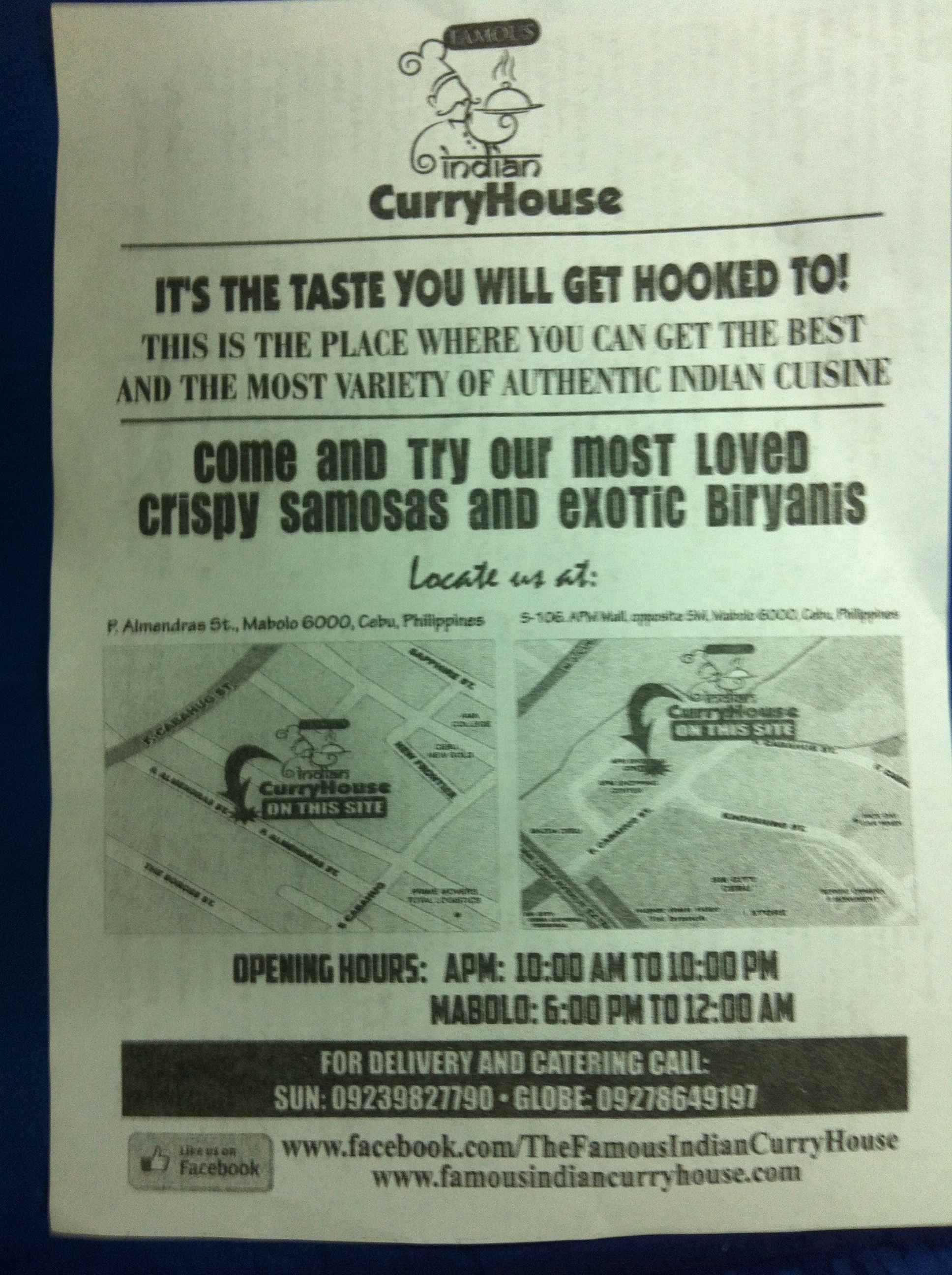 where Indian Curry House is located