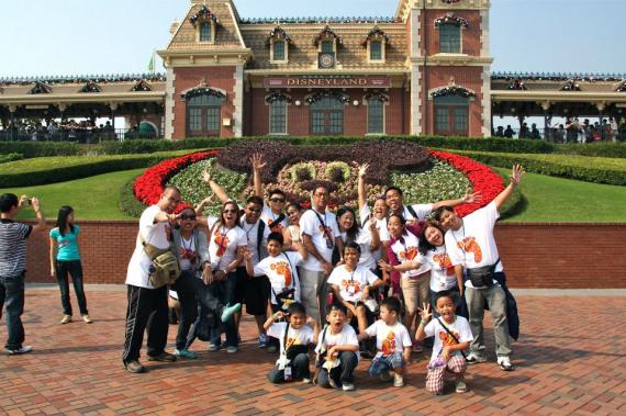 at Disneyland
